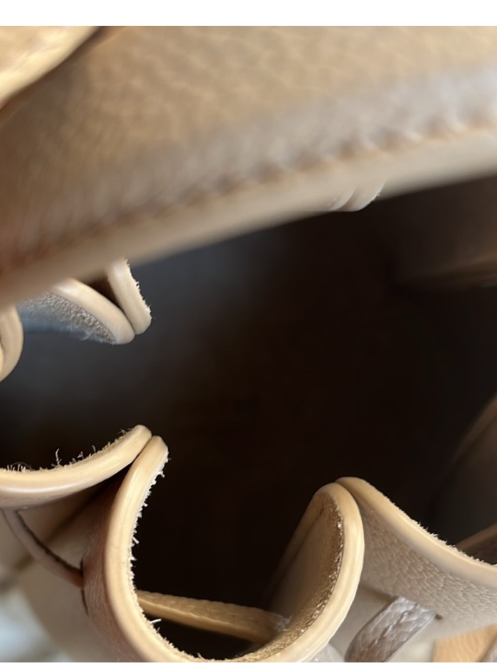 Polène Beige Bucket Bag Tan Mini Huit - Picture 7 of 7